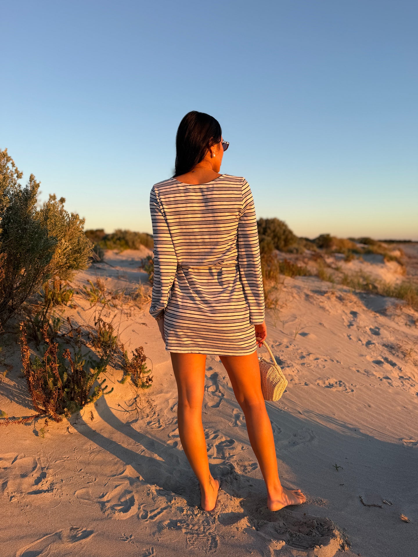 LELANI MINI DRESS- NAUTIC STRIPE