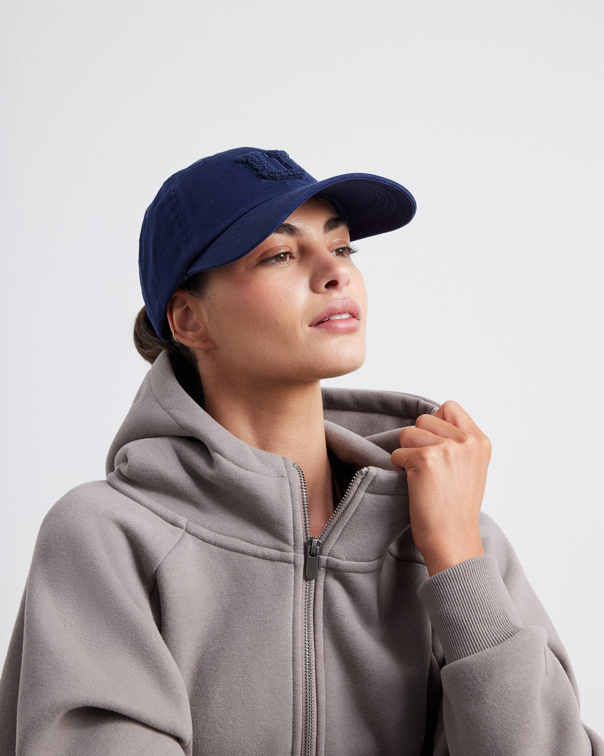 SIDE LINE CAP BOUCLE- MEDNIGHT NAVY