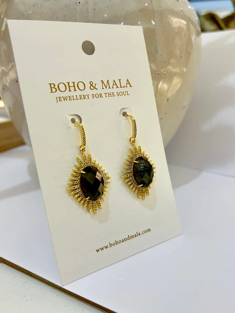 LABRADORITE ASTRA EARRINGS
