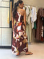 OBEROI MAXI DRESS - AUTUMN FLORAL
