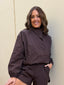GIGI WINDBREAKER JACKET- CHOC