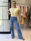 ORLA OFF THE SHOULDER KNIT-YELLOW