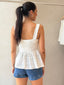JENNA TOP- WHITE