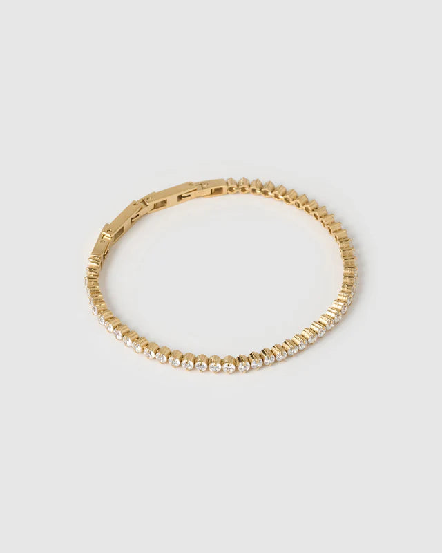 ALLEGRA TENNIS BRACELET-GOLD