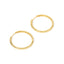 ARMS OF EVE SEBASTIAN GOLD HOOP EARRINGS