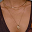 ARMS OF EVE TEO GOLD NECKLACE