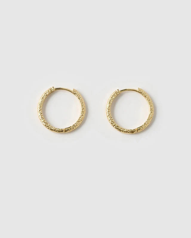 ARABELLA GOLD HOOP EARRINGS