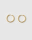 ARABELLA GOLD HOOP EARRINGS