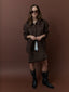 KENNY SUEDE BAG - BROWN