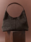 KENNY SUEDE BAG - BROWN