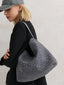 CALLA WOVEN BAG - GREY