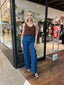 SPRING  KNIT SINGLET - CHOCOLATE