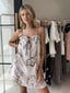MOCHA FLORAL SUNDRESS