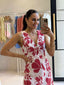 PETAL GLOW MINI DRESS