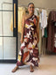 OBEROI MAXI DRESS - AUTUMN FLORAL