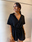 PANIA PLAYSUIT- BLACK