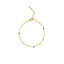 Rosa Pearl Bracelet Turquoise -  Gold