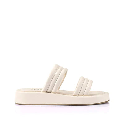 BOSS FLATFORM SLIDES - BONE