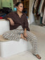 LAGUNA STRIPE PANT-CABANA