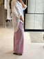 THE LOUNGE PANT - HIBISCUS PINK STRIPE