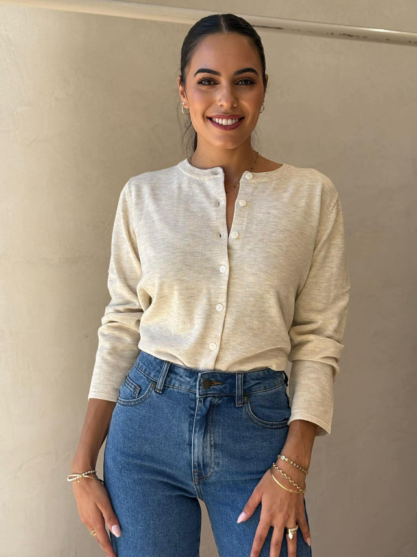 LYDIA CARDIGAN - OAT