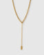 CIRCLE CHARM NECKLACE- GOLD