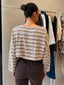 ARA STRIPE TOP- CABANA