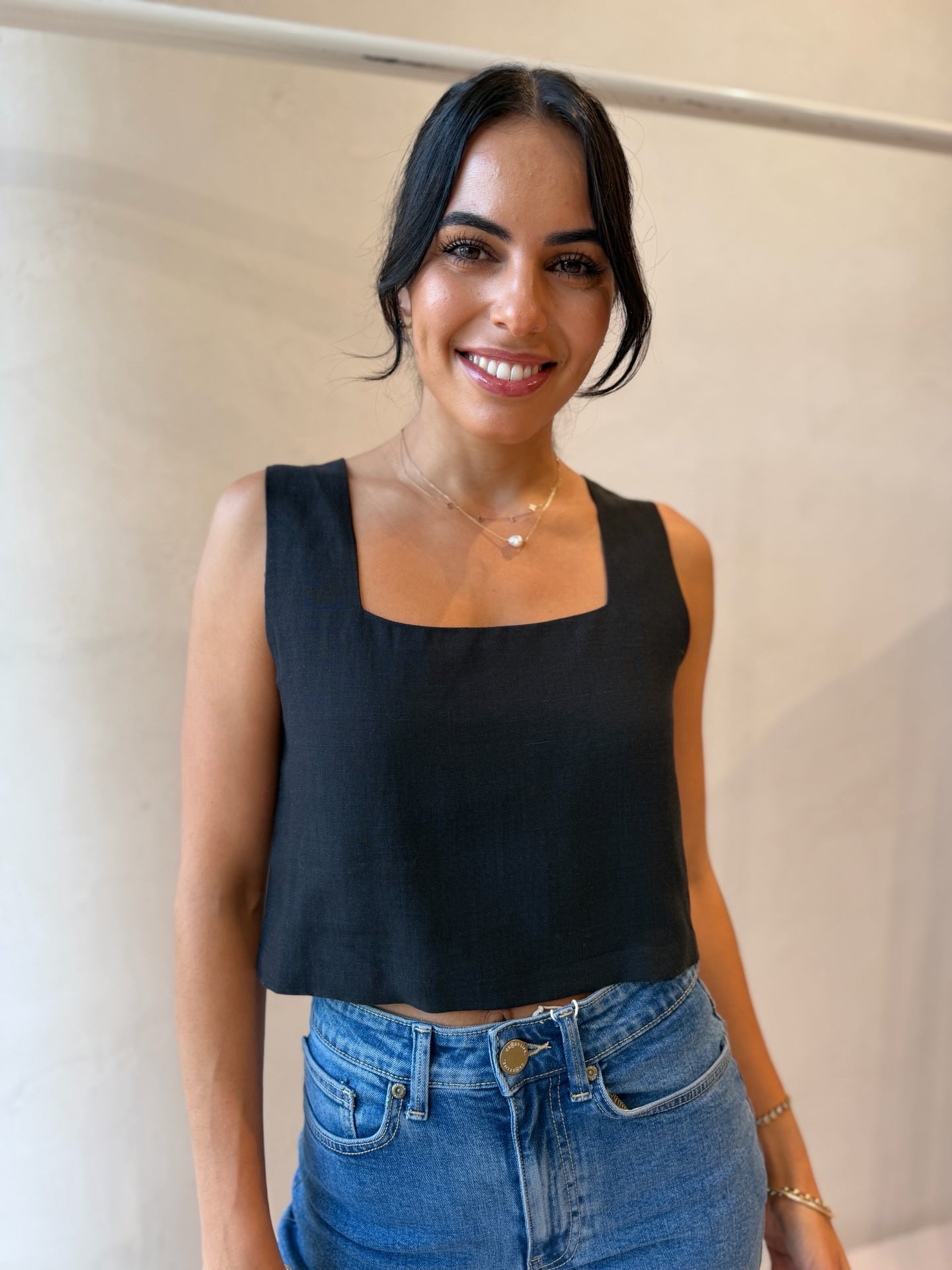 TARA TANK - BLACK