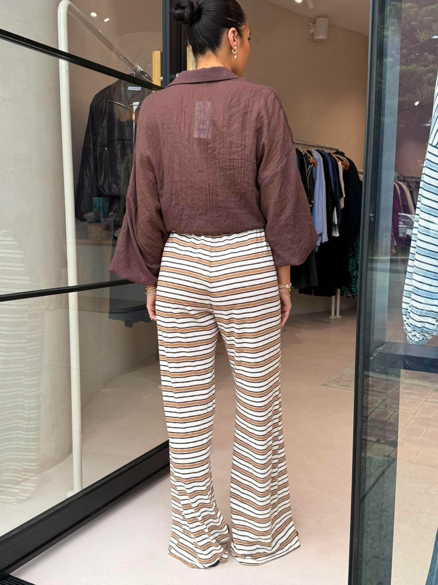LAGUNA STRIPE PANT-CABANA