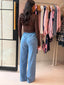 LILA DENIM PANT- MID BLUE