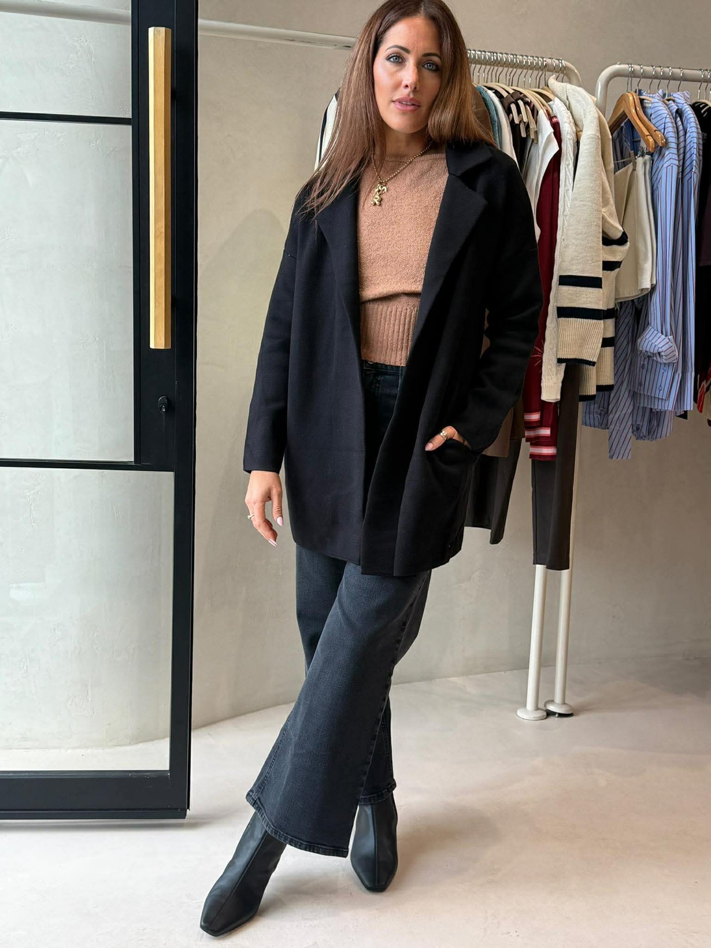 QUINCY COAT - BLACK