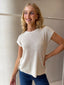 ALBA KNIT TOP - SAND
