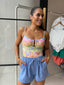 AMALA SHORT - POWDER BLUE
