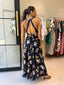 LIMA MAXI DRESS - NAVY FLORAL