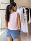 COFFEE KNIT TANK - PINK