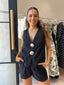 BLACK SHELL VEST SET