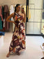 OBEROI MAXI DRESS - AUTUMN FLORAL