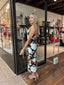 SEBASTIAN DRESS - BLACK FLORAL