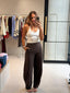 VAILA BARREL PANT - BROWN
