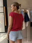 RUBY BLOOM KNIT VEST