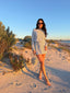 LELANI MINI DRESS- NAUTIC STRIPE