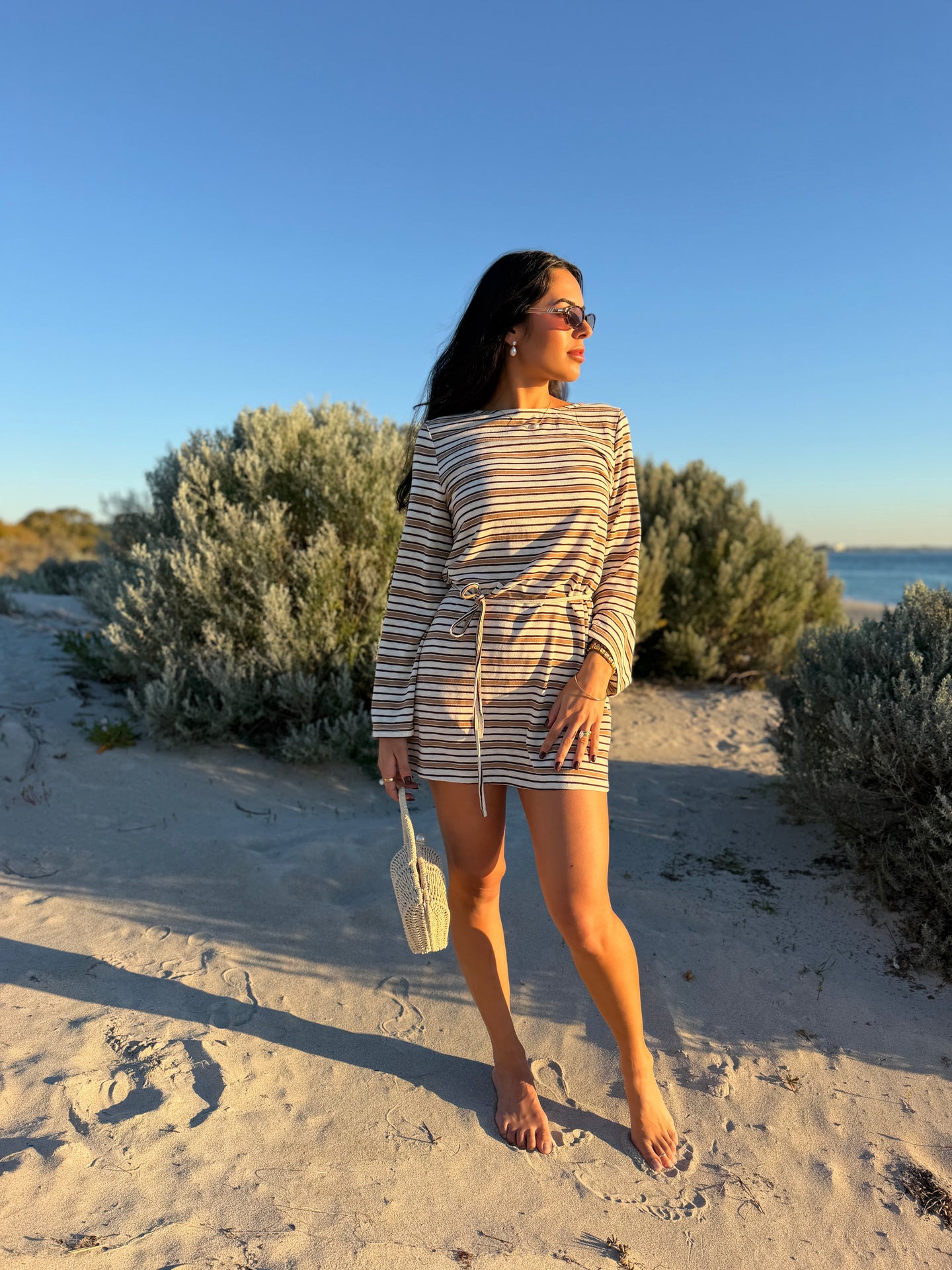 LELANI MINI DRESS- CABANA STRIPE