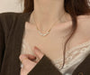 Boho & Mala 18k Gold Plated Freshwater Pearl Pendant Necklace