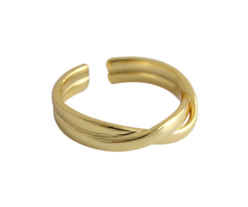 Boho & Mala 18k Gold Ring (adjustable)