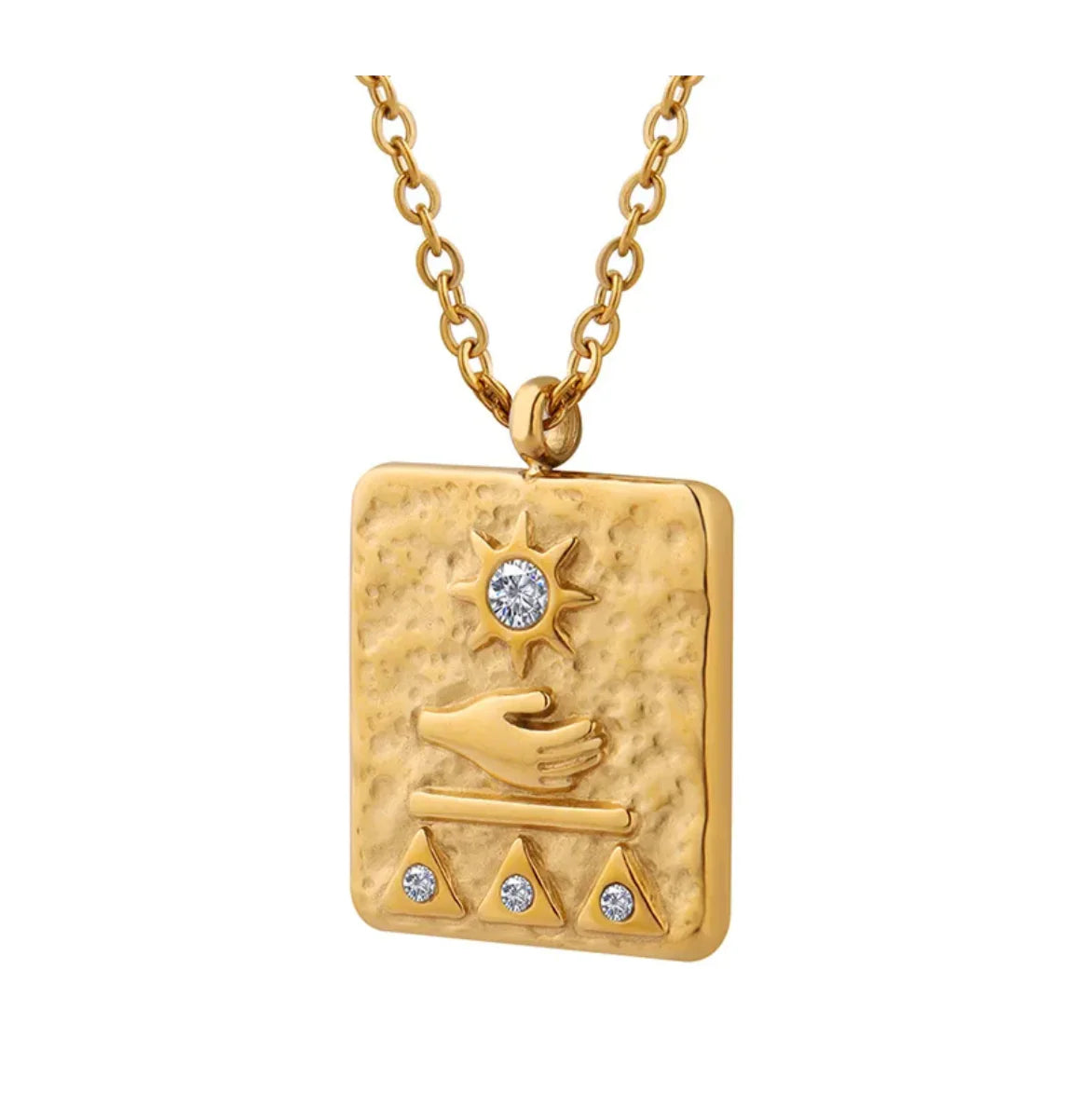 18k gold discount plated pendant