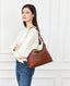 HELENA SHOULDER BAG- COGNAC