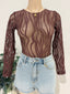 JAMARI BODYSUIT-COCOA
