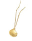 Gold shell necklace