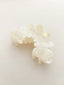 BUBBLE HAIR CLAW CLIP- IVORY