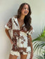 THE BROWN FLORAL SHIRT